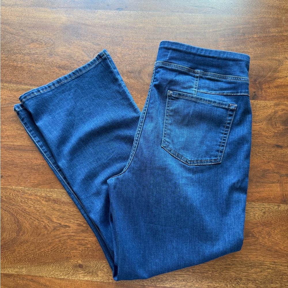 Free People We The Free In My Feelings Cropped Bootcut Jeans.